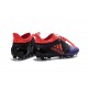 adidas X 16+ Purechaos FG Nouvel Crampons Football Noir Violet Rouge