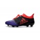adidas X 16+ Purechaos FG Nouvel Crampons Football Noir Violet Rouge