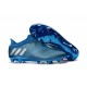 Crampons de Foot Nouvel adidas Messi 16+ Pureagility FG Bleu Argent