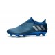 Crampons de Foot Nouvel adidas Messi 16+ Pureagility FG Bleu Argent