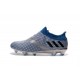 Crampons de Foot Nouvel adidas Messi 16+ Pureagility FG Argent Noir Bleu