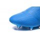 adidas X 16+ Purechaos FG Nouvel Crampons Football Bleu Argent