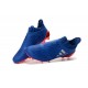 adidas X 16+ Purechaos FG Nouvel Crampons Football Bleu Rouge