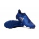 Chaussures de Foot adidas X 16+ Purechaos FG Techfit Bleu Argenta