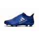 Chaussures de Foot adidas X 16+ Purechaos FG Techfit Bleu Argenta