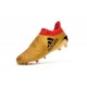 Chaussures de Foot adidas X 16+ Purechaos FG Techfit Doré Rouge