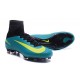 Nike Mercurial Superfly V FG ACC Neuf Crampons Football Bleu Jaune