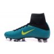 Nike Mercurial Superfly V FG ACC Neuf Crampons Football Bleu Jaune