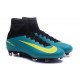 Nike Mercurial Superfly V FG ACC Neuf Crampons Football Bleu Jaune