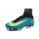 Nike Mercurial Superfly V FG ACC Neuf Crampons Football Bleu Jaune
