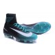 Nike Mercurial Superfly V FG ACC Neuf Crampons Football Noir Bleu Blanc