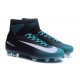Nike Mercurial Superfly V FG ACC Neuf Crampons Football Noir Bleu Blanc
