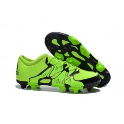 adidas Crampons de Football X 15.1 FG/AG Vert Noir