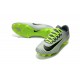 Nouvel 2016 Chaussures Football Nike Mercurial Vapor XI FG Platine Vert Noir