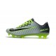 Nouvel 2016 Chaussures Football Nike Mercurial Vapor XI FG Platine Vert Noir