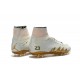 Crampon Nouveaux Nike Hypervenom Phantom II Neymar X Jordan NJR FG Blanc Or