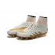 Crampon Nouveaux Nike Hypervenom Phantom II Neymar X Jordan NJR FG Blanc Or