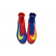 Nike Mercurial Superfly V FG ACC Neuf Crampons Football Rouge Bleu Jaune
