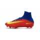 Nike Mercurial Superfly V FG ACC Neuf Crampons Football Rouge Bleu Jaune