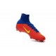 Nike Mercurial Superfly V FG ACC Neuf Crampons Football Rouge Bleu Jaune