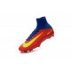 Nike Mercurial Superfly V FG ACC Neuf Crampons Football Rouge Bleu Jaune