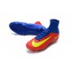 Nike Mercurial Superfly V FG ACC Neuf Crampons Football Rouge Bleu Jaune