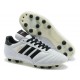 Chaussures de Football adidas Copa Mundial FG Cuir de Kangourou Blanc Noire