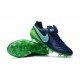 Neuf 2016 Nike Tiempo Legend 6 FG Crampons Football Homme Noir Vert