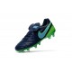 Neuf 2016 Nike Tiempo Legend 6 FG Crampons Football Homme Noir Vert