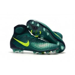 Crampons de Foot Nouvelles Nike Magista Obra II FG Vert Jaune