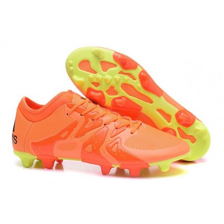 adidas Crampons de Football X 15.1 FG/AG Orange Jaune