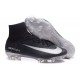 Meilleur Chaussure de Foot Nike Mercurial Superfly 5 FG Noir Argent
