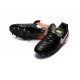 Chaussures de Foot Cuir Nike Tiempo Legend VI FG ACC Noir Orange Blanc