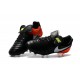 Chaussures de Foot Cuir Nike Tiempo Legend VI FG ACC Noir Orange Blanc
