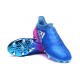 Chaussures de Foot adidas X 16+ Purechaos FG Techfit Bleu Rose