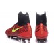 Nike Magista Obra II FG Chaussure Football Homme Rouge Noir Jaune