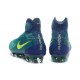 Nike Magista Obra II FG Chaussure Football Homme Vert Jaune