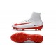 Meilleur Chaussure de Foot Nike Mercurial Superfly 5 FG Blanc Rouge