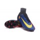 Meilleur Chaussure de Foot Nike Mercurial Superfly 5 FG Barcelona FC Bleu Rouge