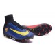 Meilleur Chaussure de Foot Nike Mercurial Superfly 5 FG Barcelona FC Bleu Rouge
