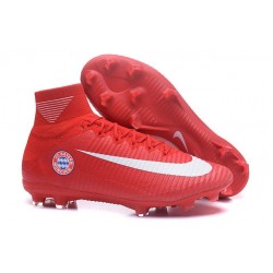 Meilleur Chaussure de Foot Nike Mercurial Superfly 5 FG FC Bayern München Rouge