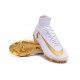 Meilleur Chaussure de Foot Nike Mercurial Superfly 5 FG Real Madrid FC Blanc Or