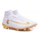 Meilleur Chaussure de Foot Nike Mercurial Superfly 5 FG Real Madrid FC Blanc Or