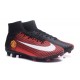 Nike Mercurial Superfly V FG Crampons Football Manchester United FC Rouge