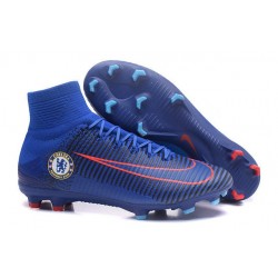 Nike Mercurial Superfly V FG Crampons Football Chelsea FC Bleu