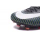 Nouvel Chaussures Football Nike Mercurial Vapor XI FG Noir Blanc Vert