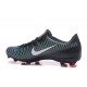 Nouvel Chaussures Football Nike Mercurial Vapor XI FG Noir Blanc Vert