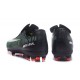 Nouvel Chaussures Football Nike Mercurial Vapor XI FG Noir Blanc Vert