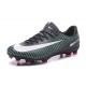 Nouvel Chaussures Football Nike Mercurial Vapor XI FG Noir Blanc Vert