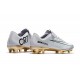 Nike Mercurial Vapor Vitórias 11 CR7 FG Nouveaux Crampons de Foot Blanc Or